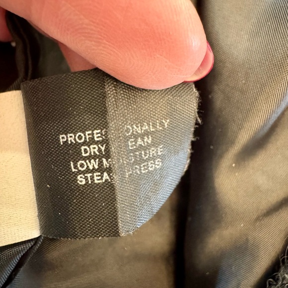 Ann Klein Wool Blend Black and White Plaid Belted Trench Coat - Picture 6 of 7